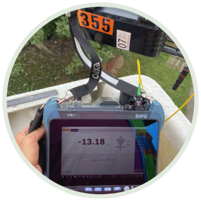 Photo of Fiber Optic Testing Power Meter Measurement